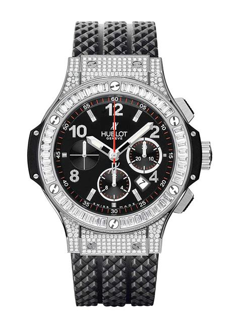 hublot big bang 44mm steel diamonds|big bang Hublot price.